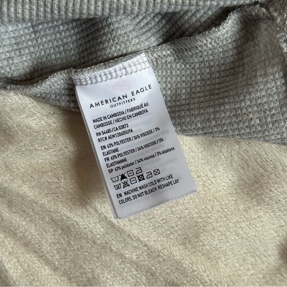 American Eagle AE Waffle High Neck Bodysuit - Picture 7 of 7